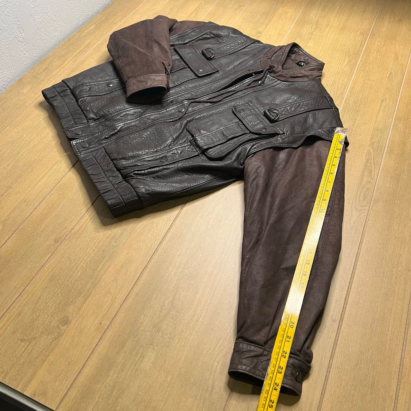 Elliott Vintage Elliot Kastle Leather Jacket Brown Aviator Bomber 40 Size US M / EU 48-50 / 2 - 10 Thumbnail