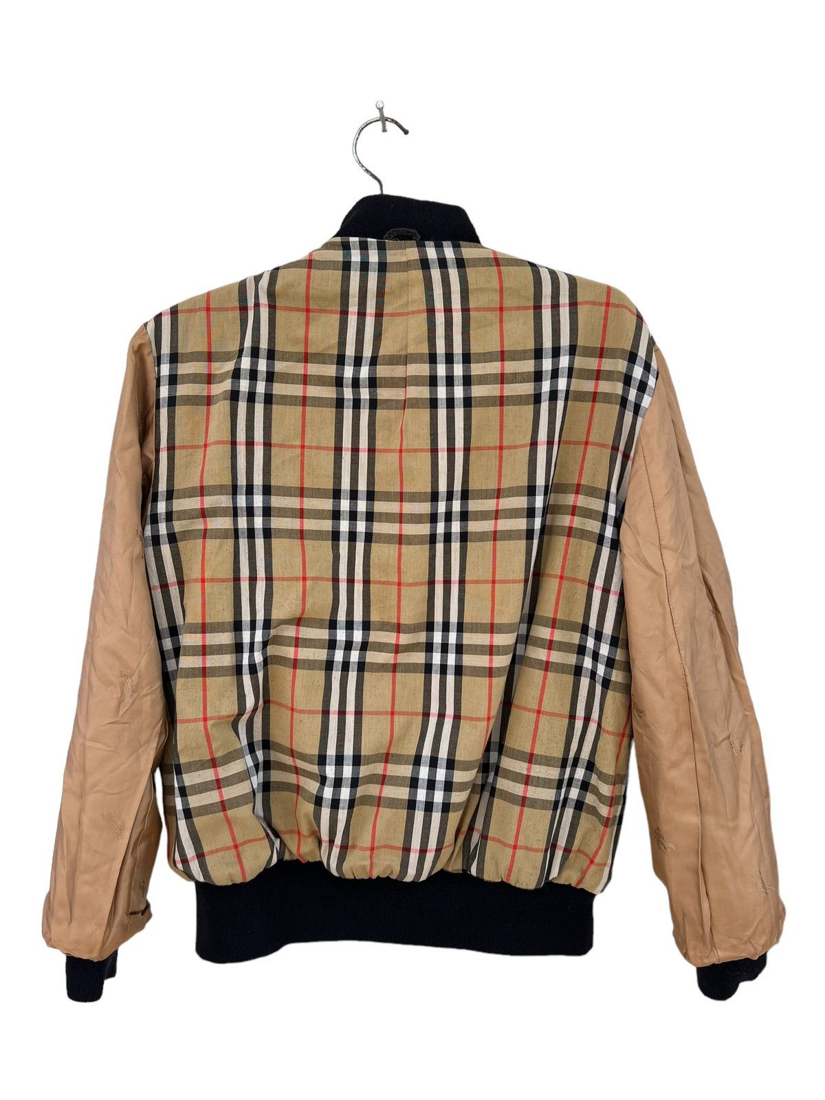 Burberry Vintage Burberrys’ England Black Leather Bomber Jacket Size US L / EU 52-54 / 3 - 22 Thumbnail