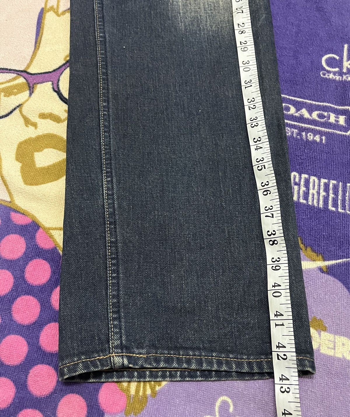 Bape A BATHING APE Made in Japan Selvedge Denim Size US 33 - 21 Thumbnail