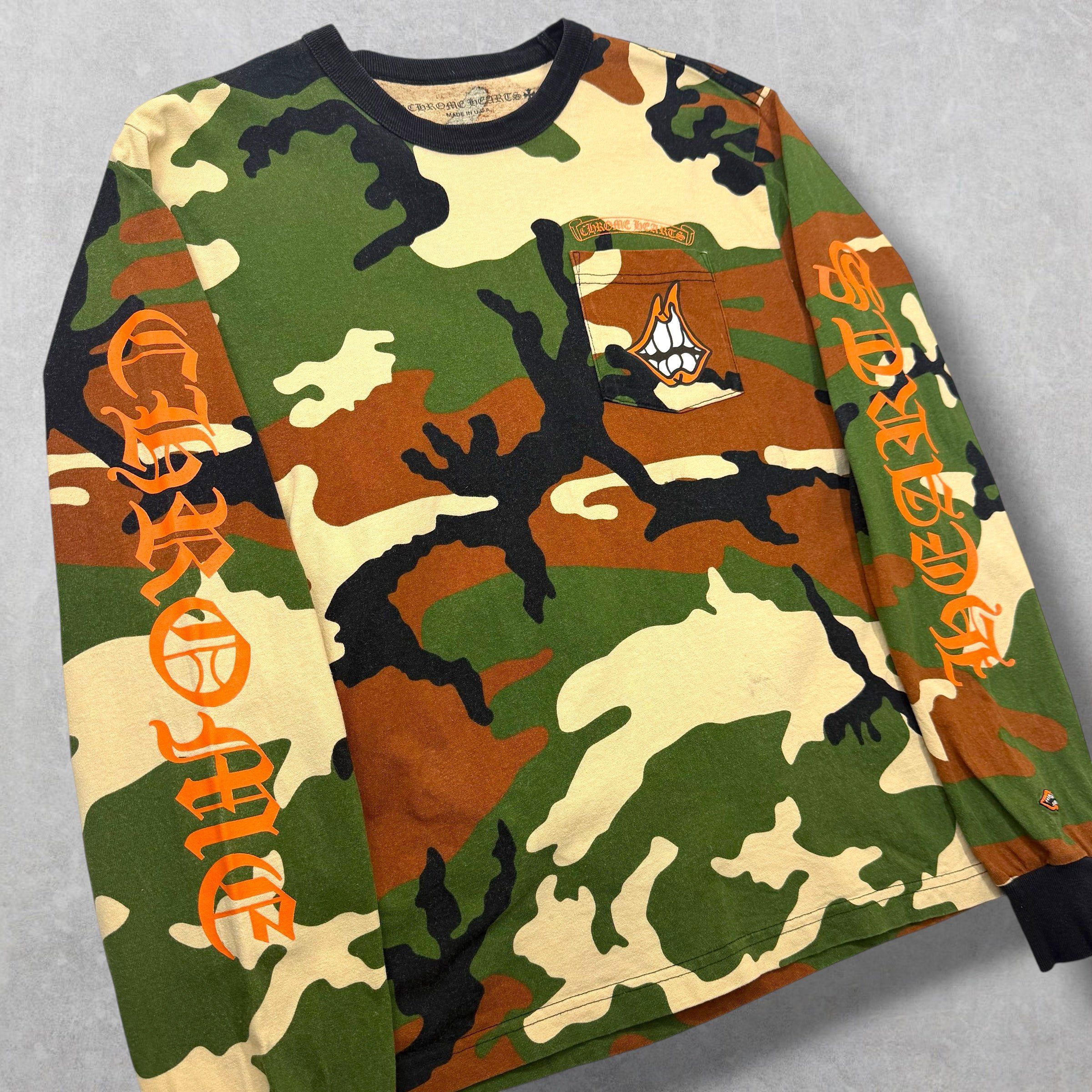 Chrome Hearts Chrome Hearts Matty Boy Caution Camo L/S M (S) Size US S / EU 44-46 / 1 - 3 Thumbnail