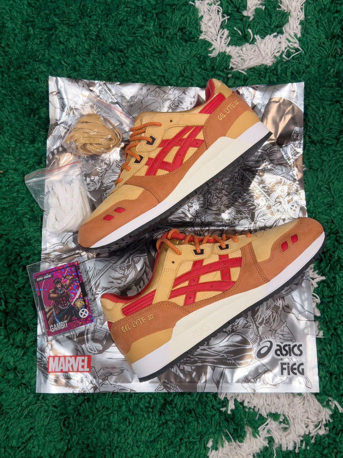 Asics × Kith × Marvel Comics Kith x X-Men x Asics Gel-Lyte III Remastered Gambit Size US 11.5 / EU 44-45 - 2 Thumbnail