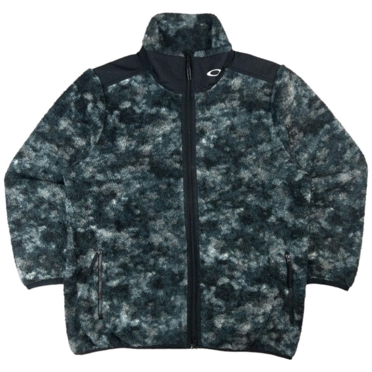 Oakley Vintage Oakley Zip Up Marble Fleece Jacket Size L Size US L / EU 52-54 / 3 - 1 Thumbnail