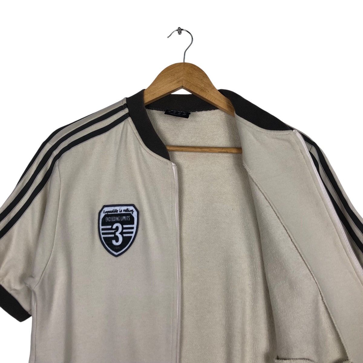 Adidas Adidas Vintage Sweater Jacket Short Sleeve Rare Size US XS / EU 42 / 0 - 10 Thumbnail