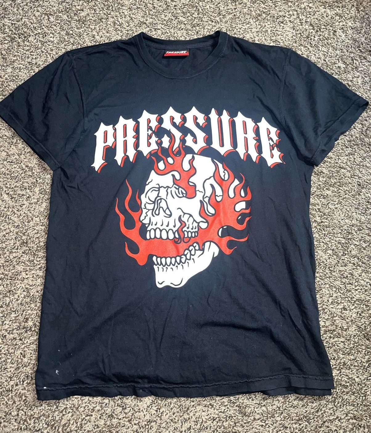 Other Streetwear Brand Pressure Skull Tee Size US M / EU 48-50 / 2 - 1 Thumbnail