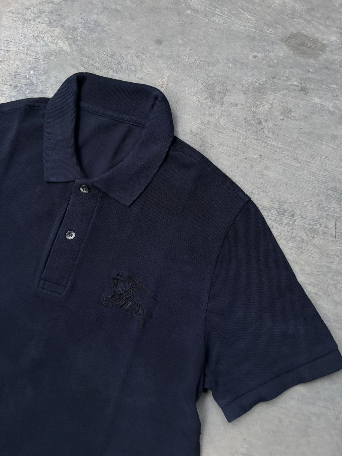 Burberry Burberry Polo Shirt Black Size US M / EU 48-50 / 2 - 2 Thumbnail