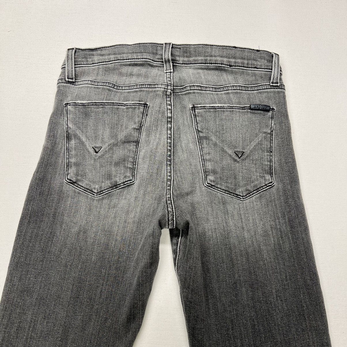 Hudson Hudson Jeans Grey Nico Mid Rise Super Skinny Denim Washed Size 28" / US 6 / IT 42 - 10 Thumbnail