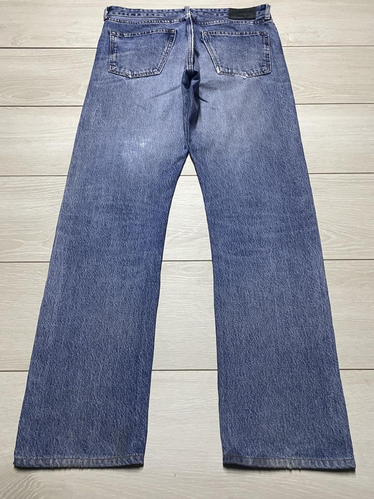 Levi's Made & Crafted Vintage Levis Made & Craft Distressed Tack Slim Jeans Size US 34 / EU 50 - 2 Thumbnail