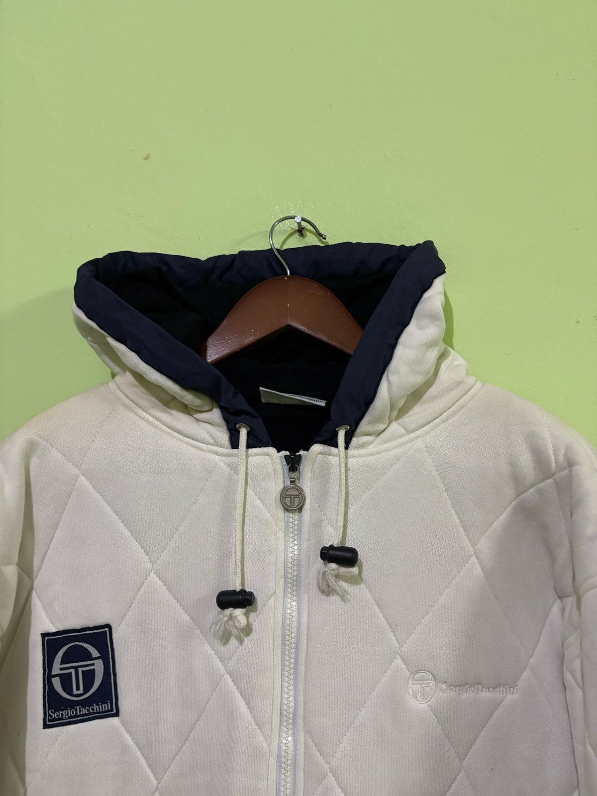 Sergio Tacchini Vintage Sergio Tacchini Quilted Jacket Embroidery Logo Size US M / EU 48-50 / 2 - 14 Thumbnail