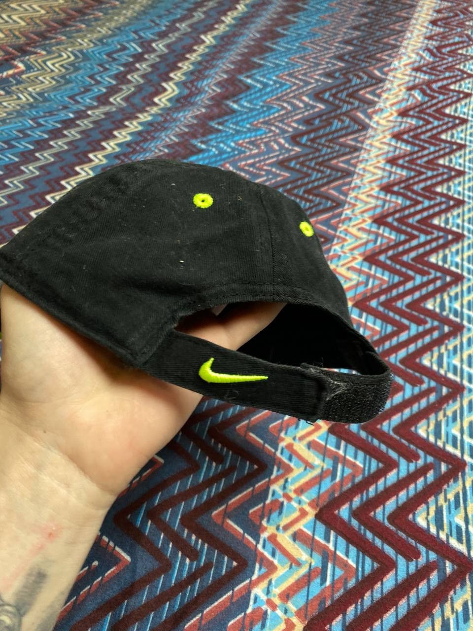 Nike Vintage Nike Cap Swoosh Logo Size ONE SIZE - 4 Thumbnail