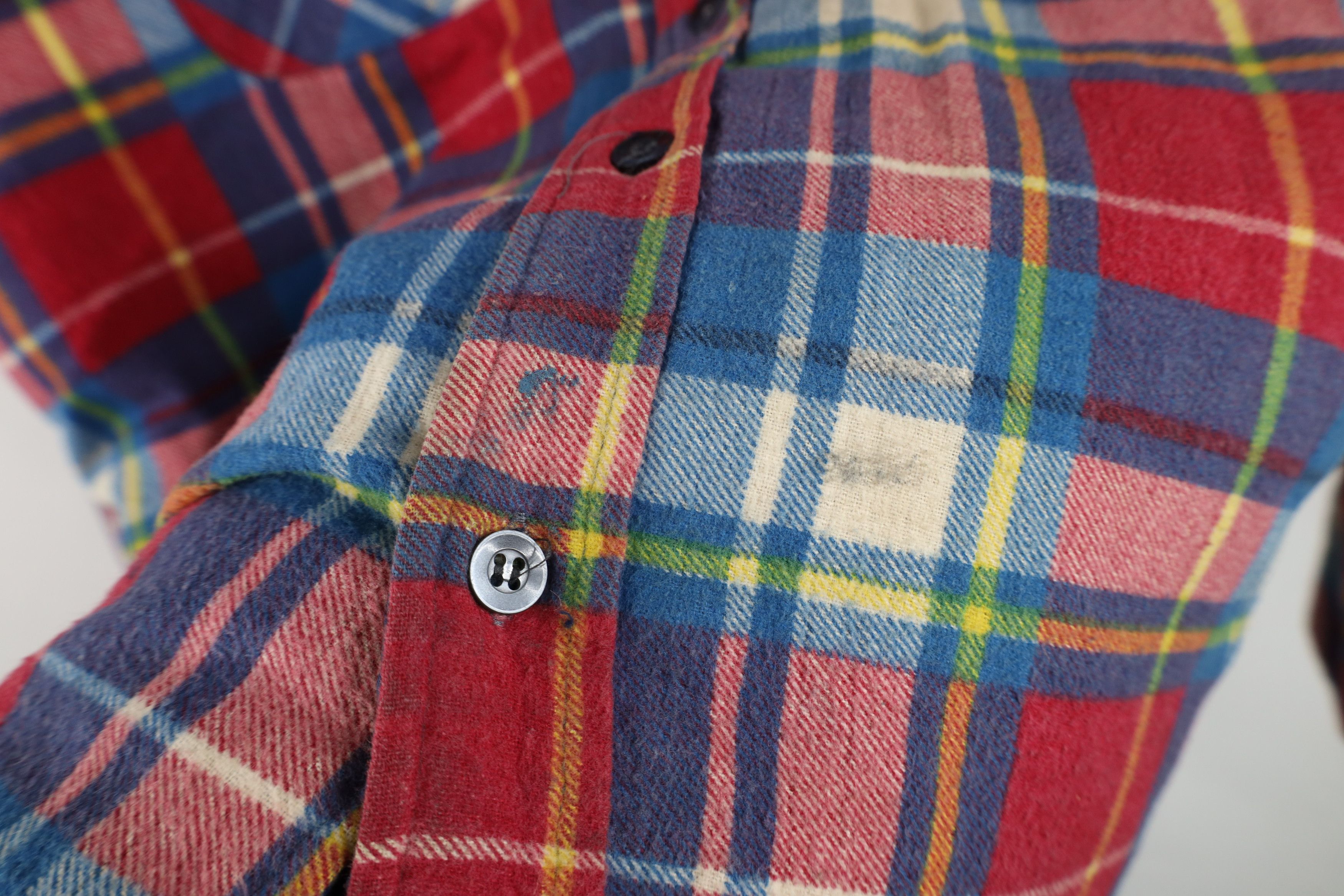 Vintage Vintage 90s Streetwear Quilted Flannel Button Shirt Jacket Size US XL / EU 56 / 4 - 11 Thumbnail