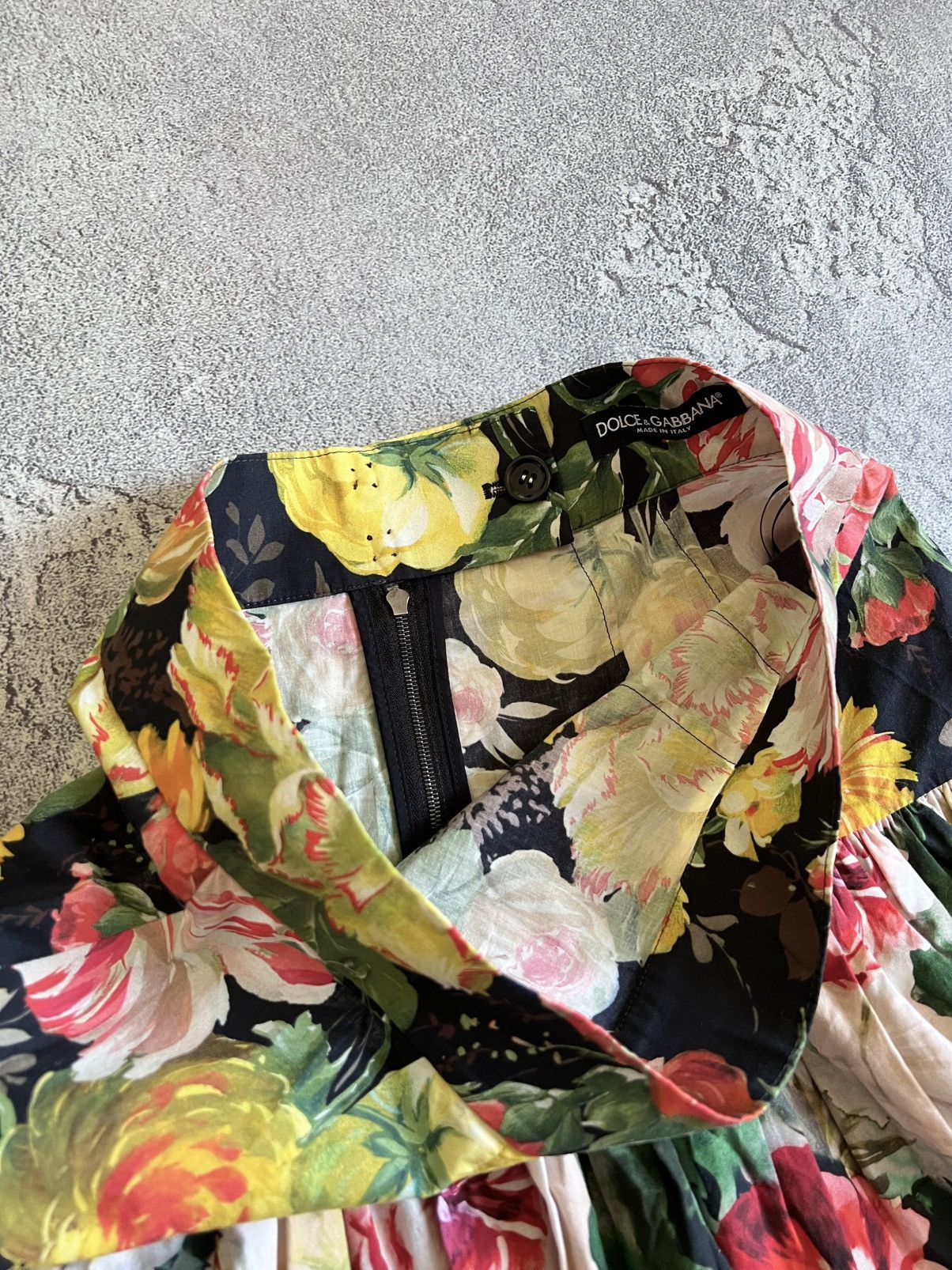 Dolce & Gabbana Dolce & Gabbana Floral Print Poplin Tiered Short Skirt Sz 40 Size 27" / US 4 / IT 40 - 7 Thumbnail