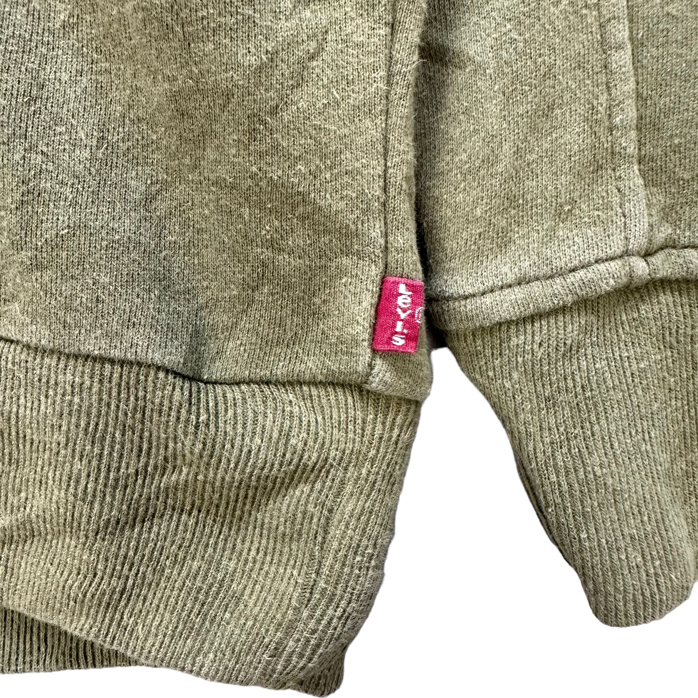 Levi's Levi's Plain Green Pullover Hoodies Sweatshirts #A1-0015 Size US L / EU 52-54 / 3 - 6 Thumbnail