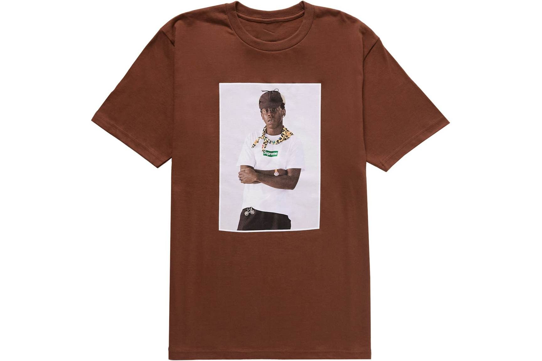 Designer Men’s Brown T-Shirt – Earth-Toned Everyday Classic Size US L / EU 52-54 / 3 - 4 Thumbnail