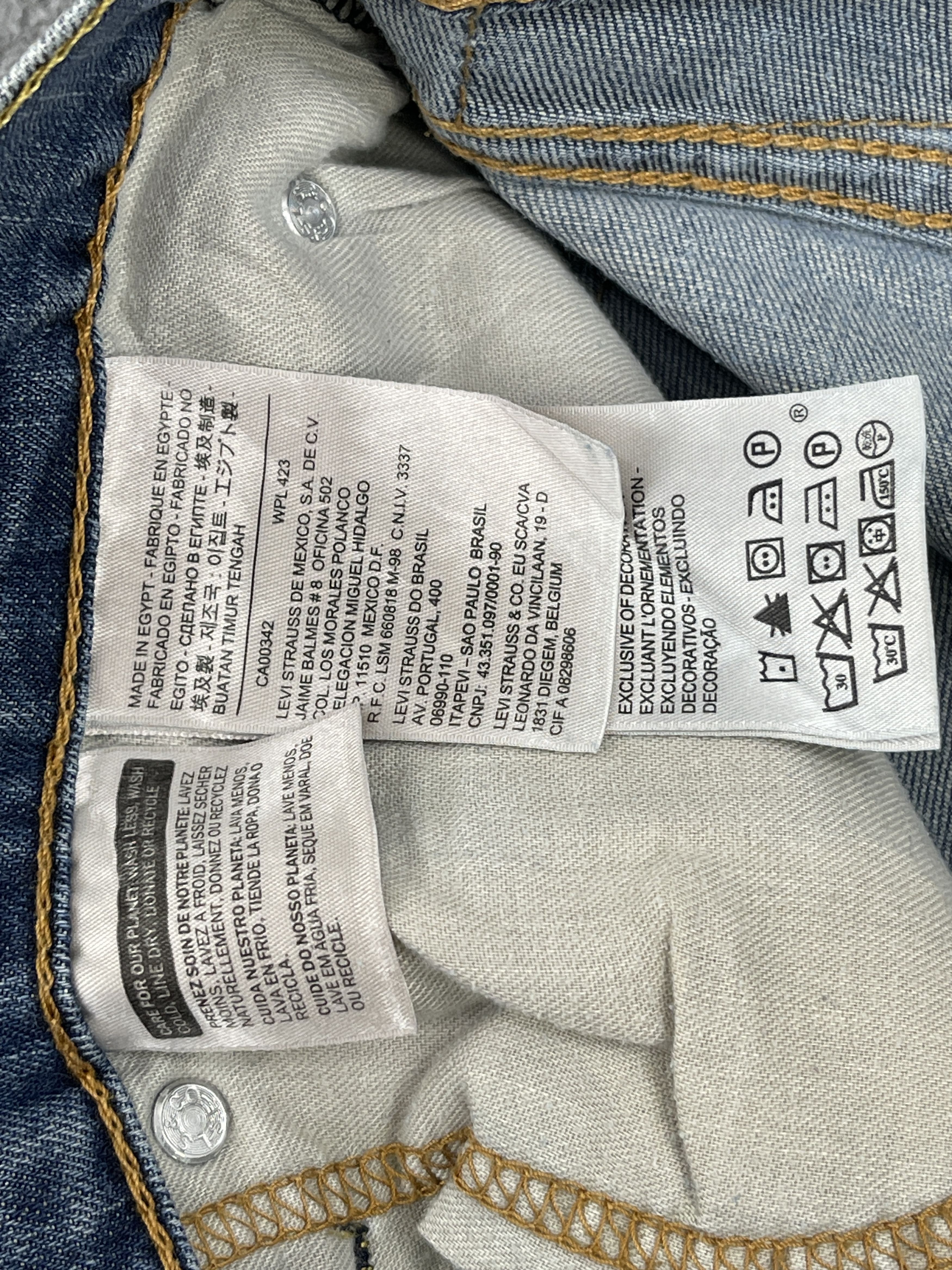 Levi's Faded Blue Vintage Levis 559 Denim DP2553 Size US 34 / EU 50 - 7 Thumbnail