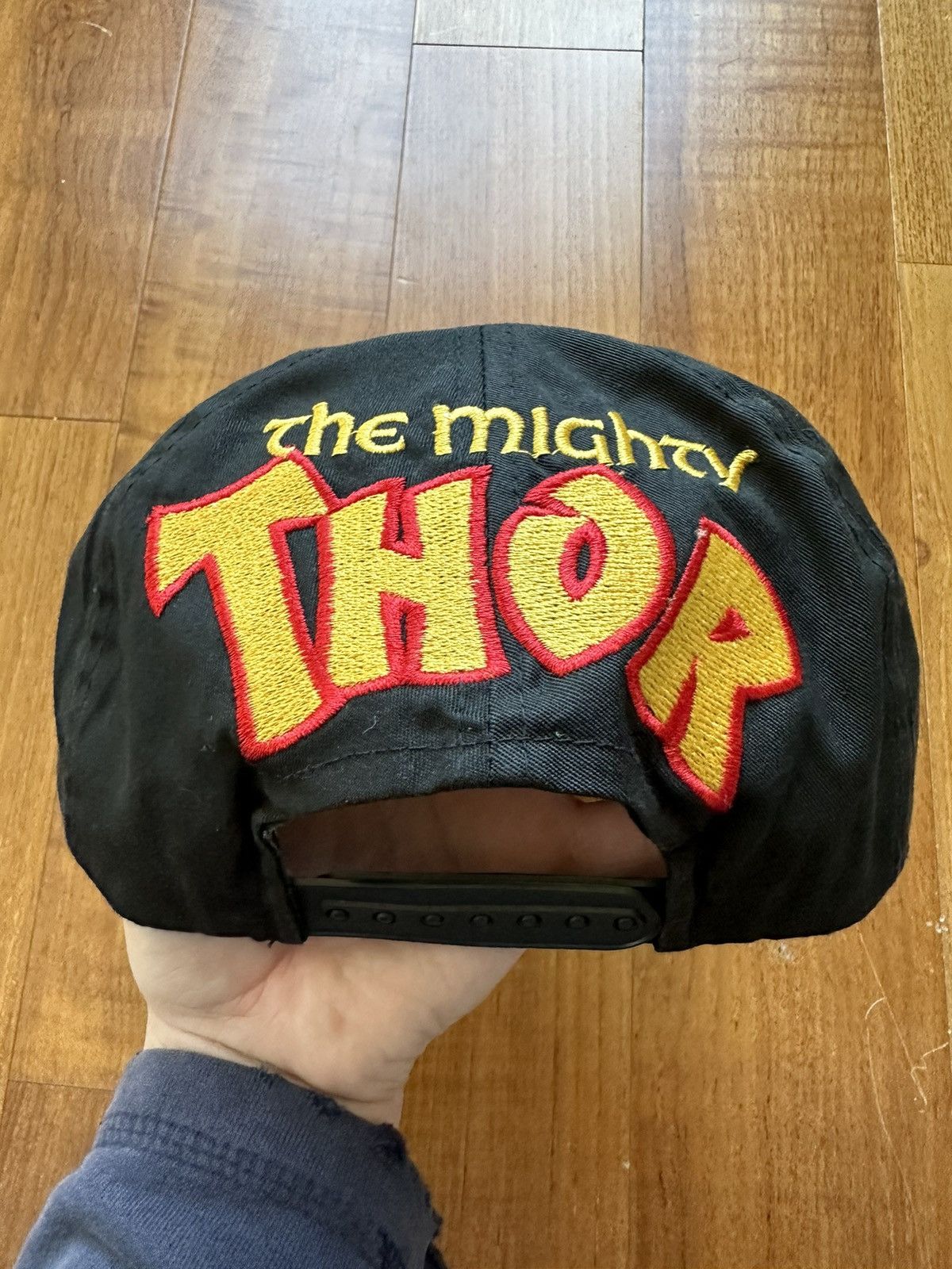 Vintage Vintage 90s American Needle Almighty Thor Toon Blockhead Hat Size ONE SIZE - 7 Thumbnail