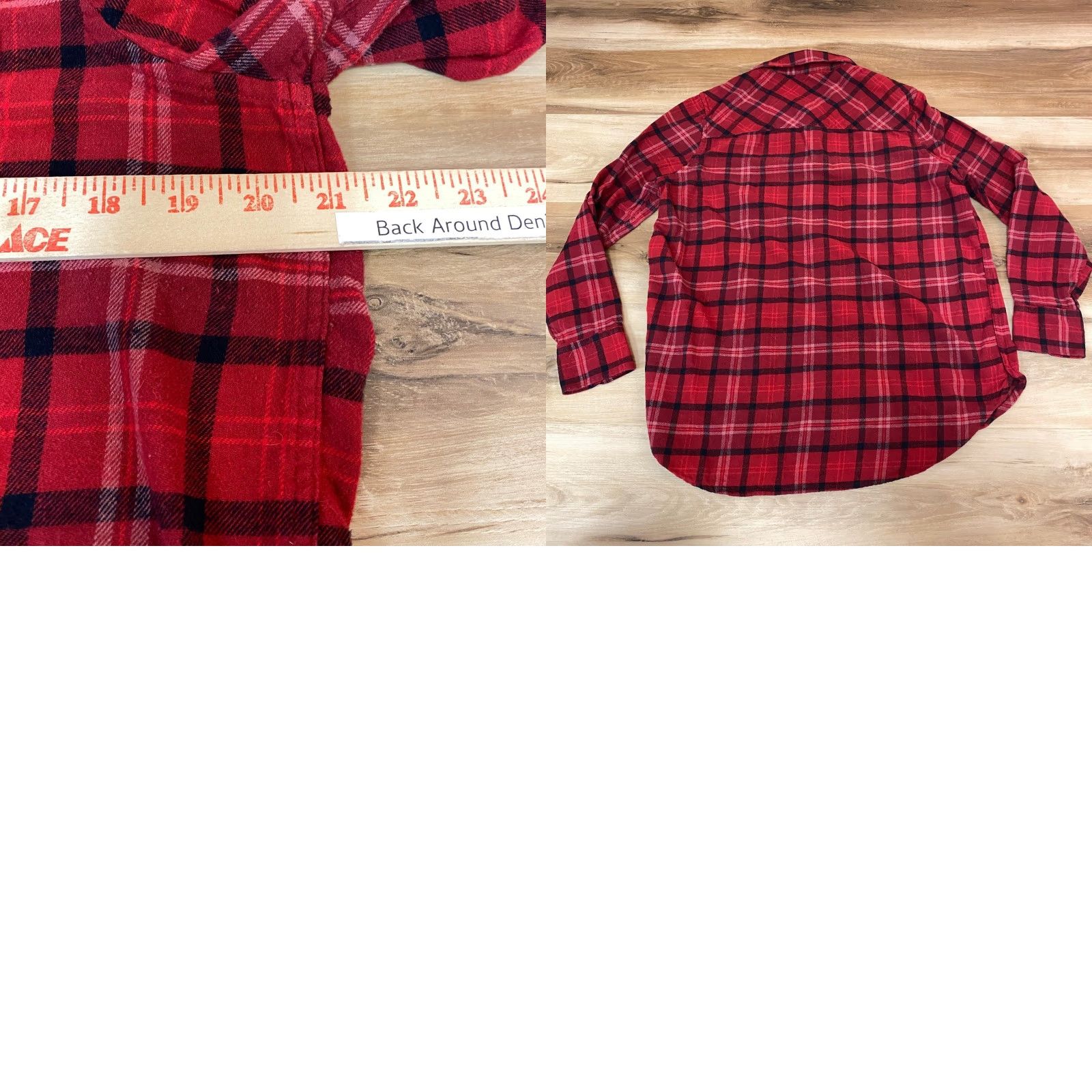 Eddie Bauer Eddie Bauer Women's Red Black Plaid Flannel Shirt Long Sleeve Button-Up L Womens Size L / US 10 / IT 46 - 8 Thumbnail