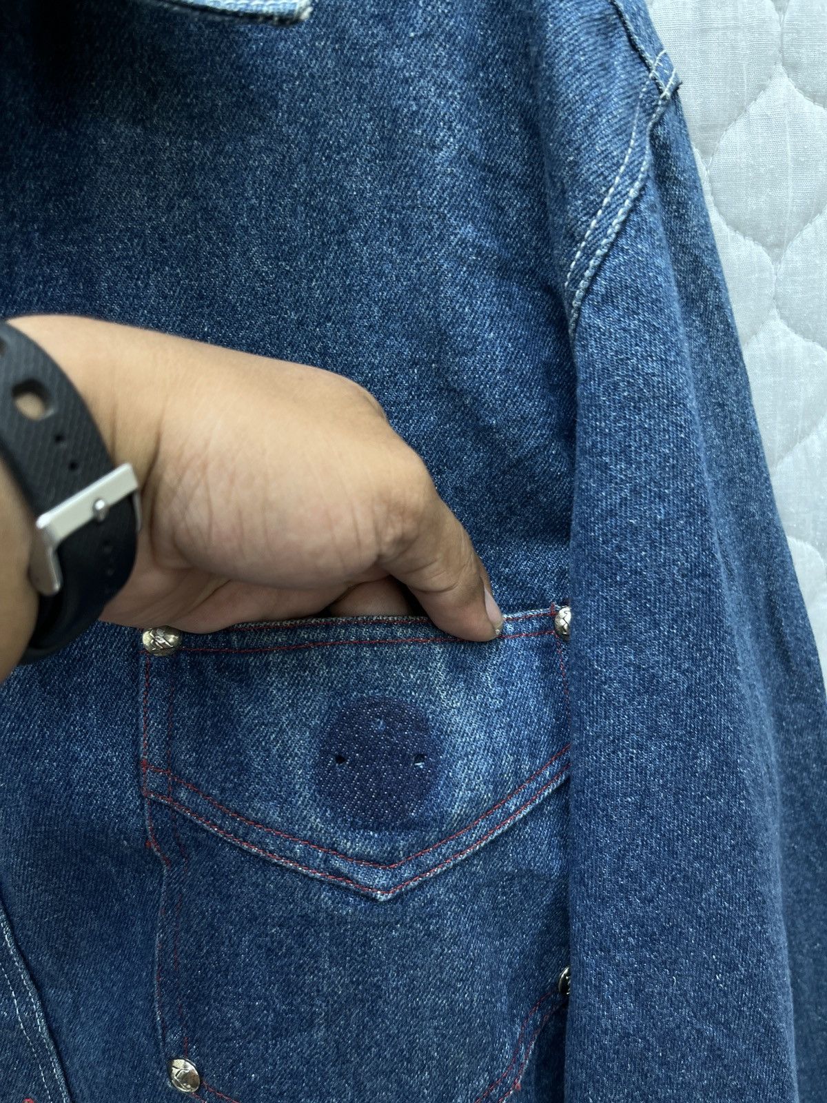 Karl Kani 🔥🔥🔥STEALS VINTAGE KARL KANI DENIM JACKET SHIRTS Size US XL / EU 56 / 4 - 8 Thumbnail