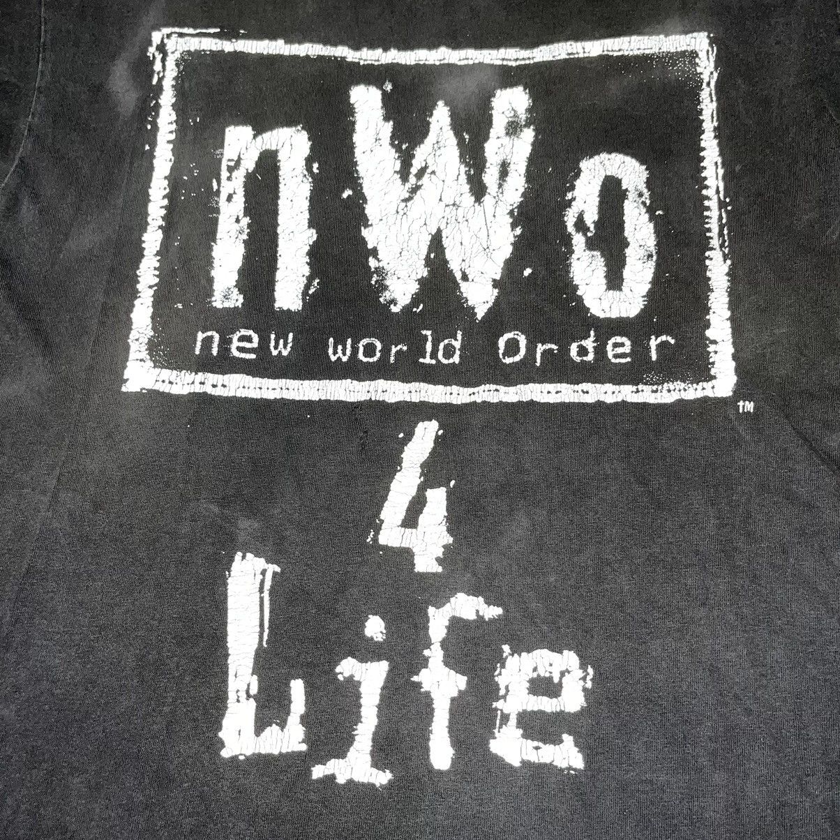 WCW/nWo Vintage N.W.O 4 Life Shirt Size US L / EU 52-54 / 3 - 10 Thumbnail