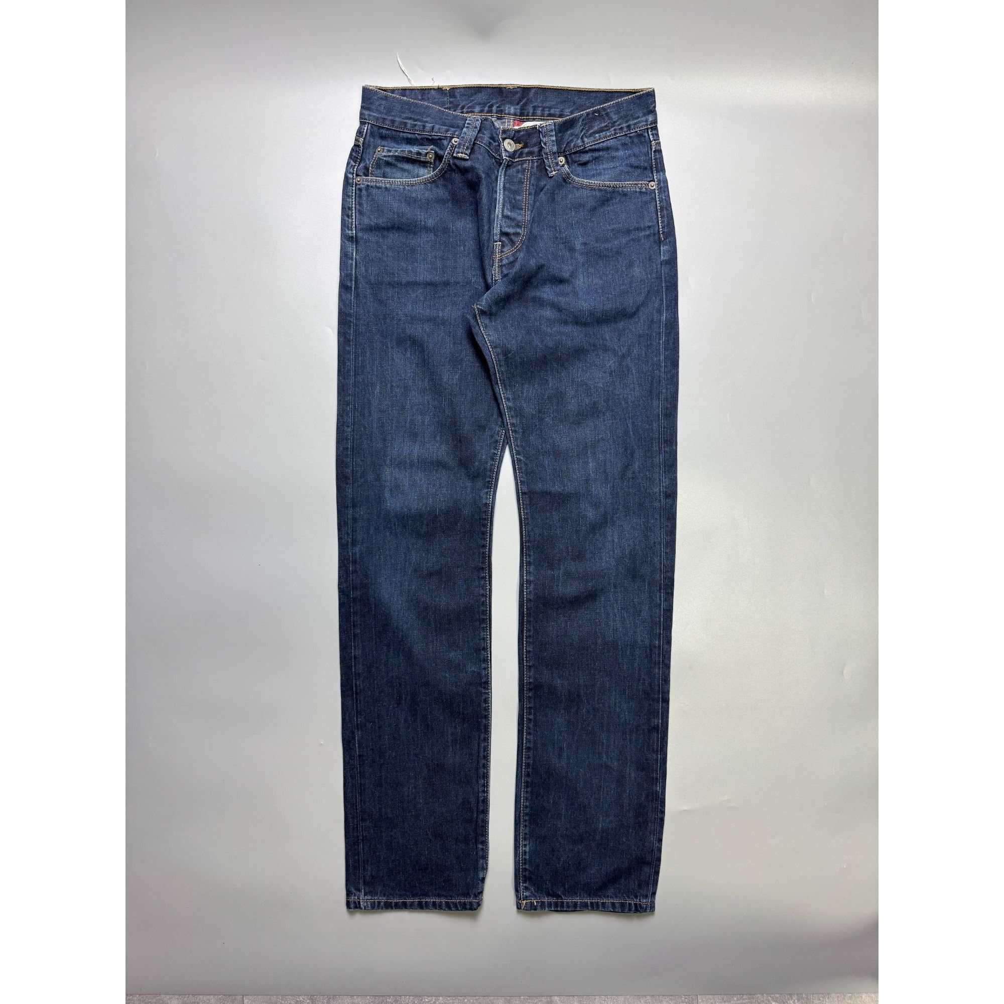 Schott Schott One Star Dark Denim Jeans Pants (Y1138) Size US 31 - 1 Thumbnail