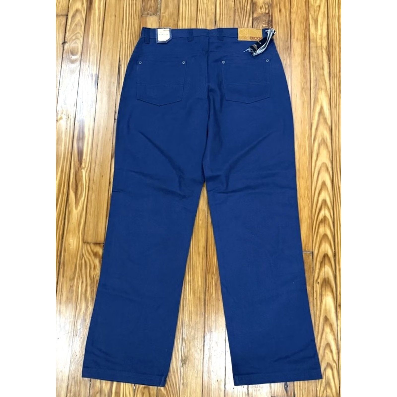 Denime VINTAGE Roadblock Jeans Skater Wide-Leg Jeans 36x34 Denim Blue 90s Y2K Mens Regular Wide-Leg Jeans Size US 36 / EU 52 - 2 Thumbnail