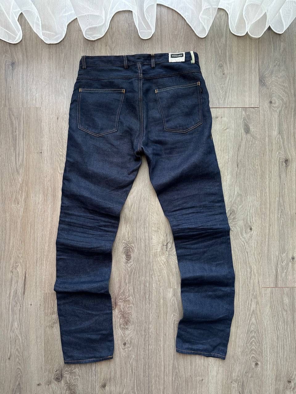 Freitag × Vintage Vintage Freitag E 500 Male Denim Blue Linen Pants Size US 31 - 13 Thumbnail