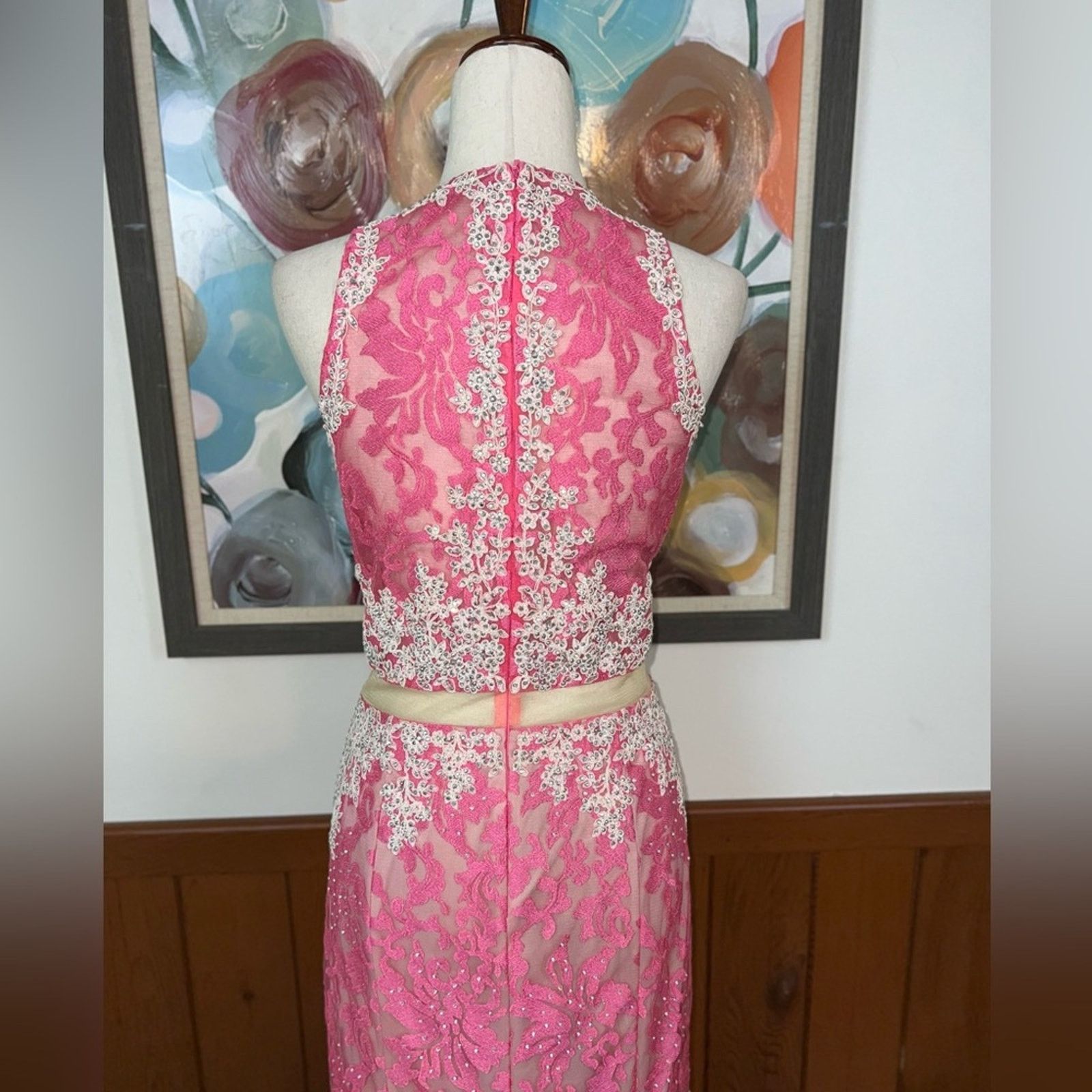 Other Gorgeous Jolene Mock 2 Piece Pageant/Prom Gown! Size XL / US 12-14 / IT 48-50 - 7 Thumbnail