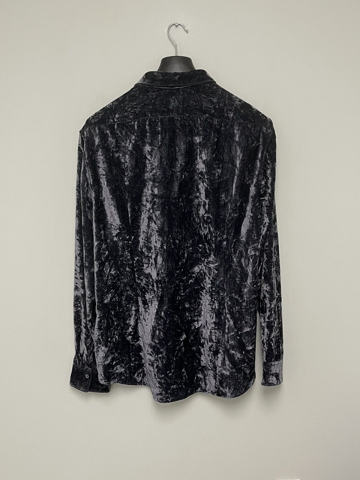 John Varvatos Crinkled Velvet slim Shirt large Size US L / EU 52-54 / 3 - 10 Thumbnail