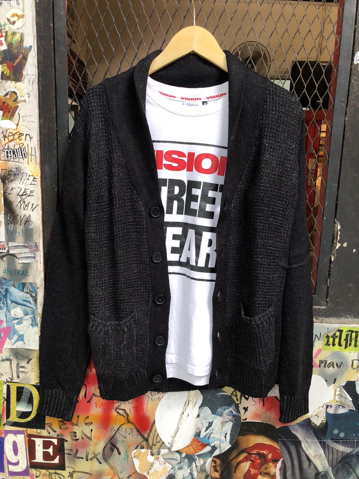 Japanese Brand × semanticdesign JAPANESE SEMANTIC DESIGN KNIT CARDI Size US M / EU 48-50 / 2 - 1 Thumbnail