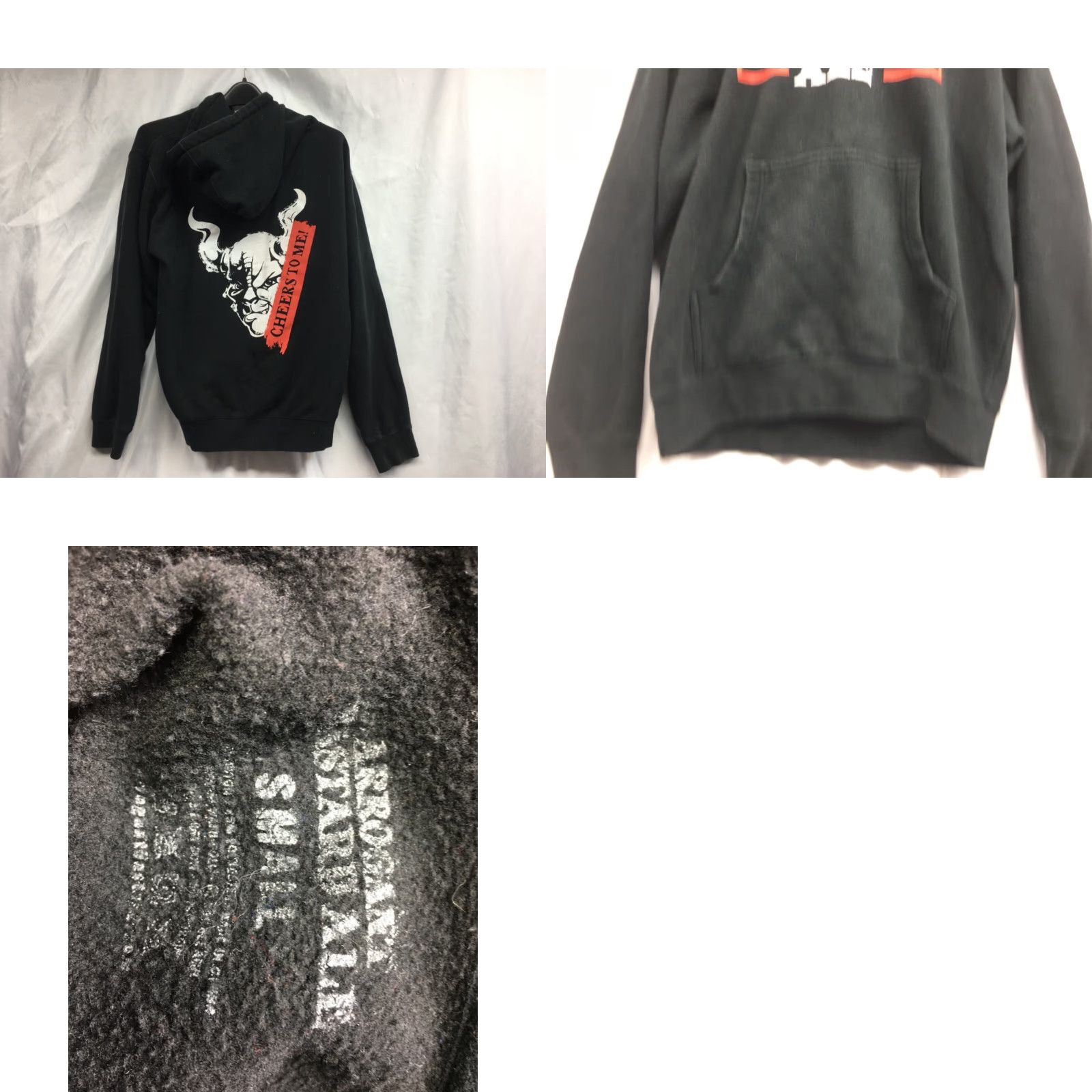 Vintage Arrogant Bastard Hoodie Men's Long Sleeve Black Size S Pullover Crew Neck Full Zip Hooded Pockets Size US S / EU 44-46 / 1 - 8 Thumbnail