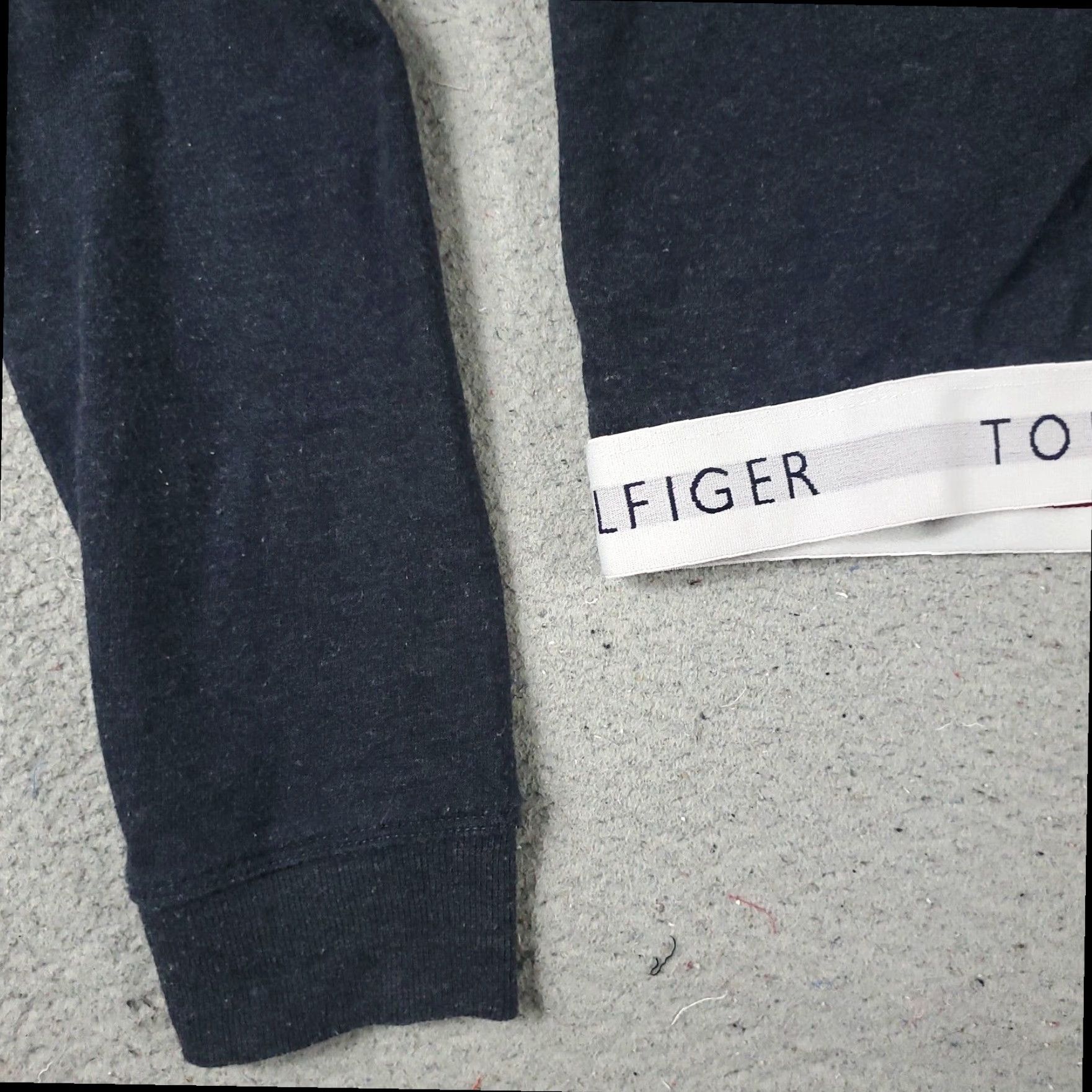 Tommy Hilfiger Tommy Hilfiger Womens Medium Blue Crop Top Pullover Hoodie Sweatshirt Size M / US 6-8 / IT 42-44 - 3 Thumbnail