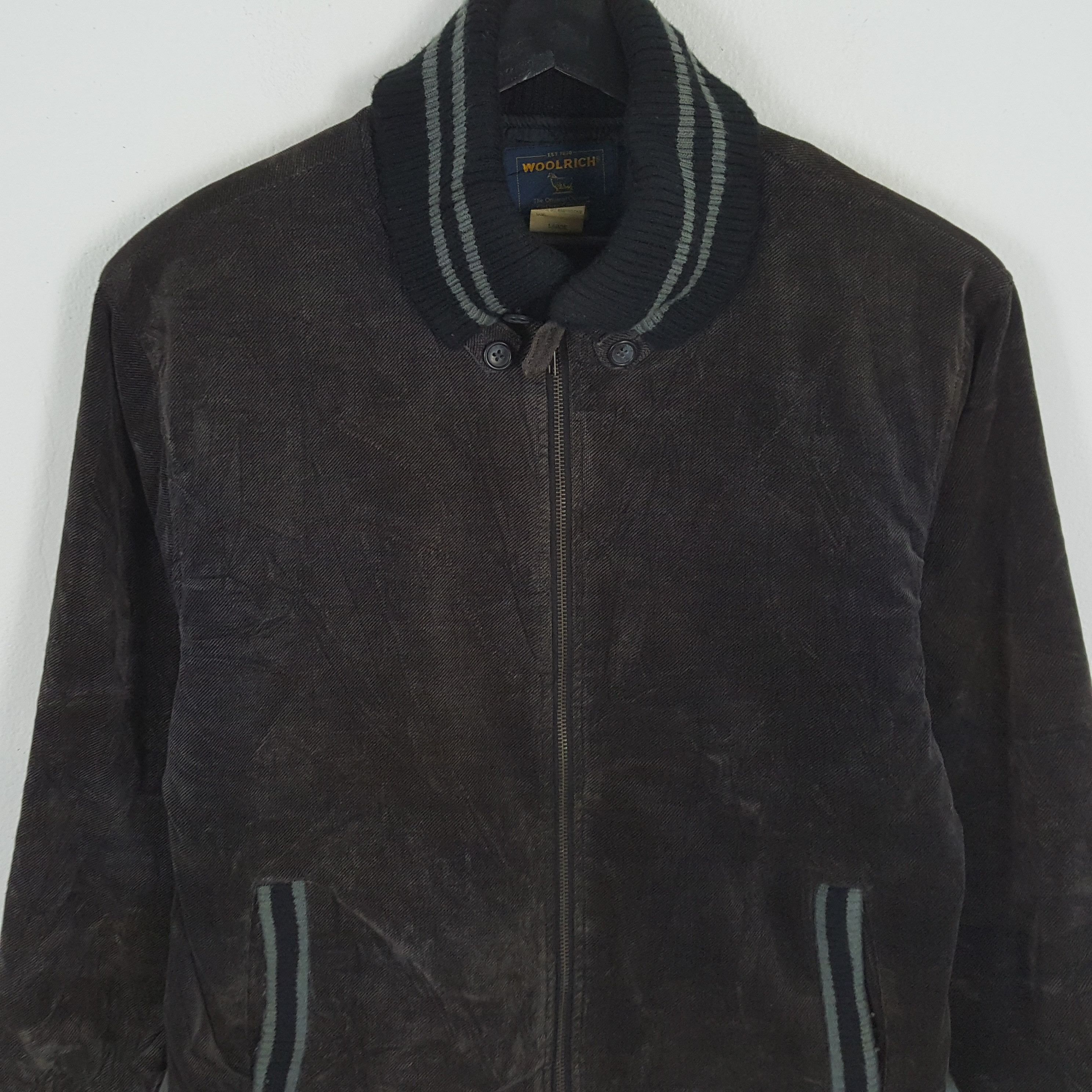 Vintage × Woolrich Woolen Mills WOOLRICH Jacket Custom Art Skulls Design Streetwear Style Size US L / EU 52-54 / 3 - 4 Thumbnail
