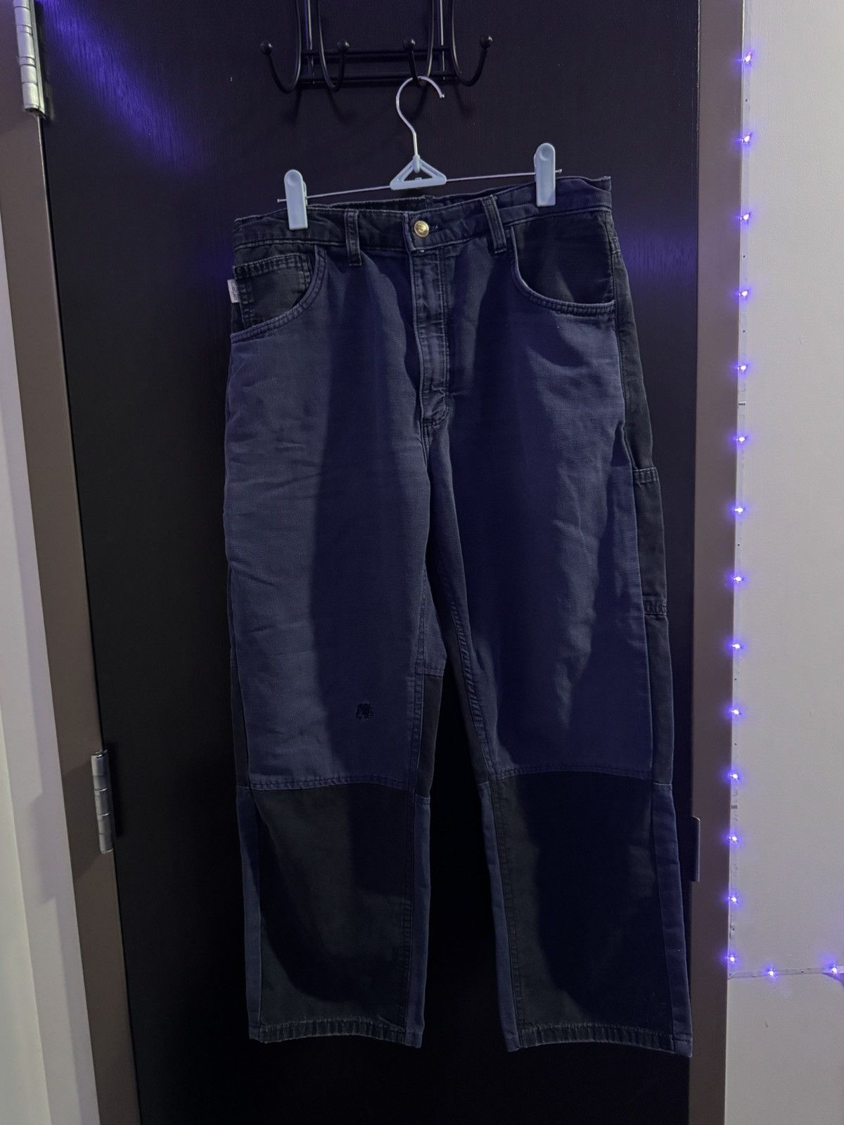 Carhartt × Vintage Carhartt Fire Resistant Patchwork Pants Size US 30 / EU 46 - 1 Thumbnail