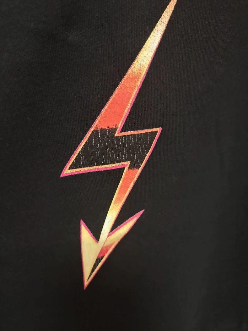 Givenchy Givenchy Lightning pattern hoodie with a hole at the colla Size US S / EU 44-46 / 1 - 4 Thumbnail