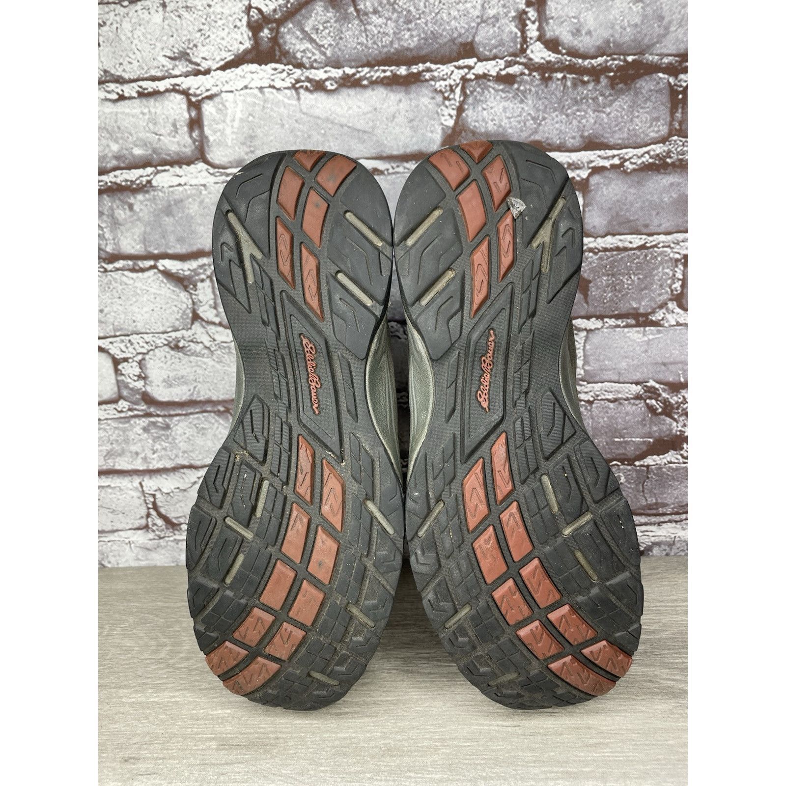 Eddie Bauer Eddie Bauer Green Brown Suede Leather Mid Lace Up Desert Boo Size US 11.5 / EU 44-45 - 12 Thumbnail