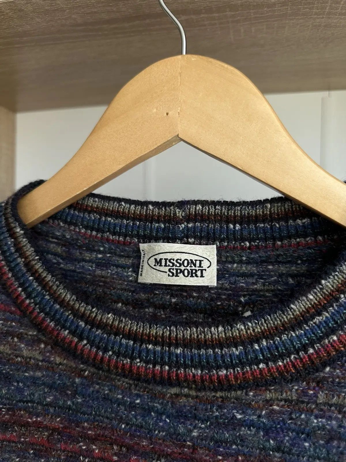 Missoni × Vintage Vintage Missoni Sport Multicolour Wool Knit Sweater Size US S / EU 44-46 / 1 - 13 Thumbnail