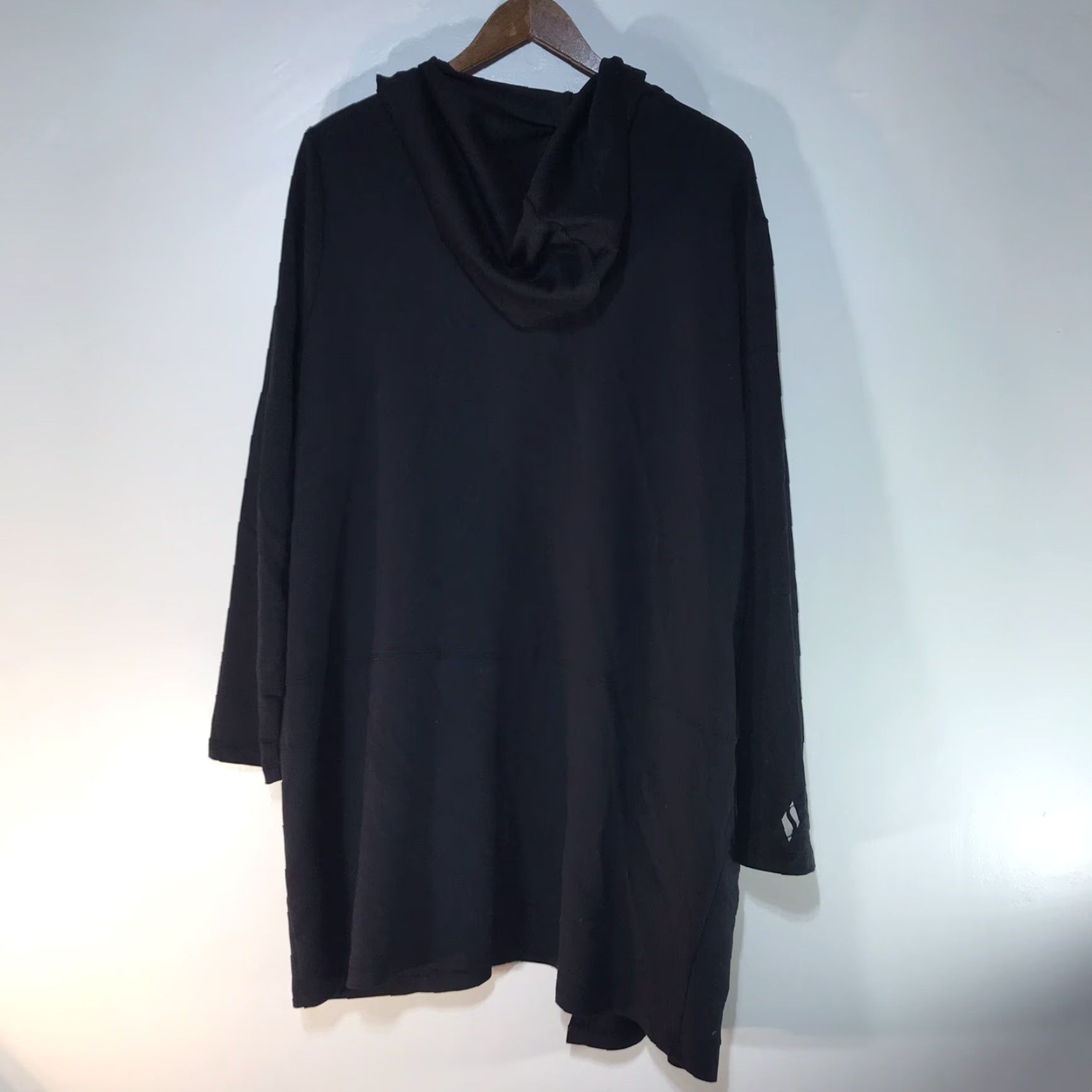 SKECHERS Skechers Hooded Jacket Black Oversized Open Front Lightweight Women’s Size XL Size XL / US 12-14 / IT 48-50 - 4 Thumbnail