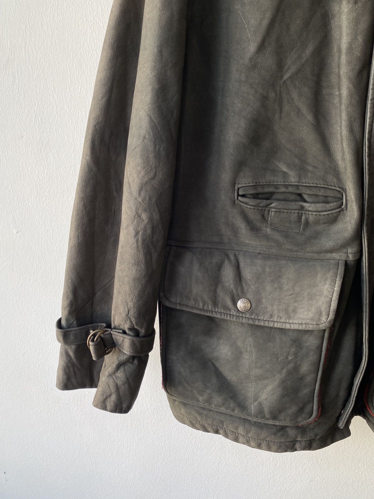 Schott × Vintage 1980s - Vintage Schott Nyc Sportswear Leather Jacket Size US L / EU 52-54 / 3 - 8 Thumbnail