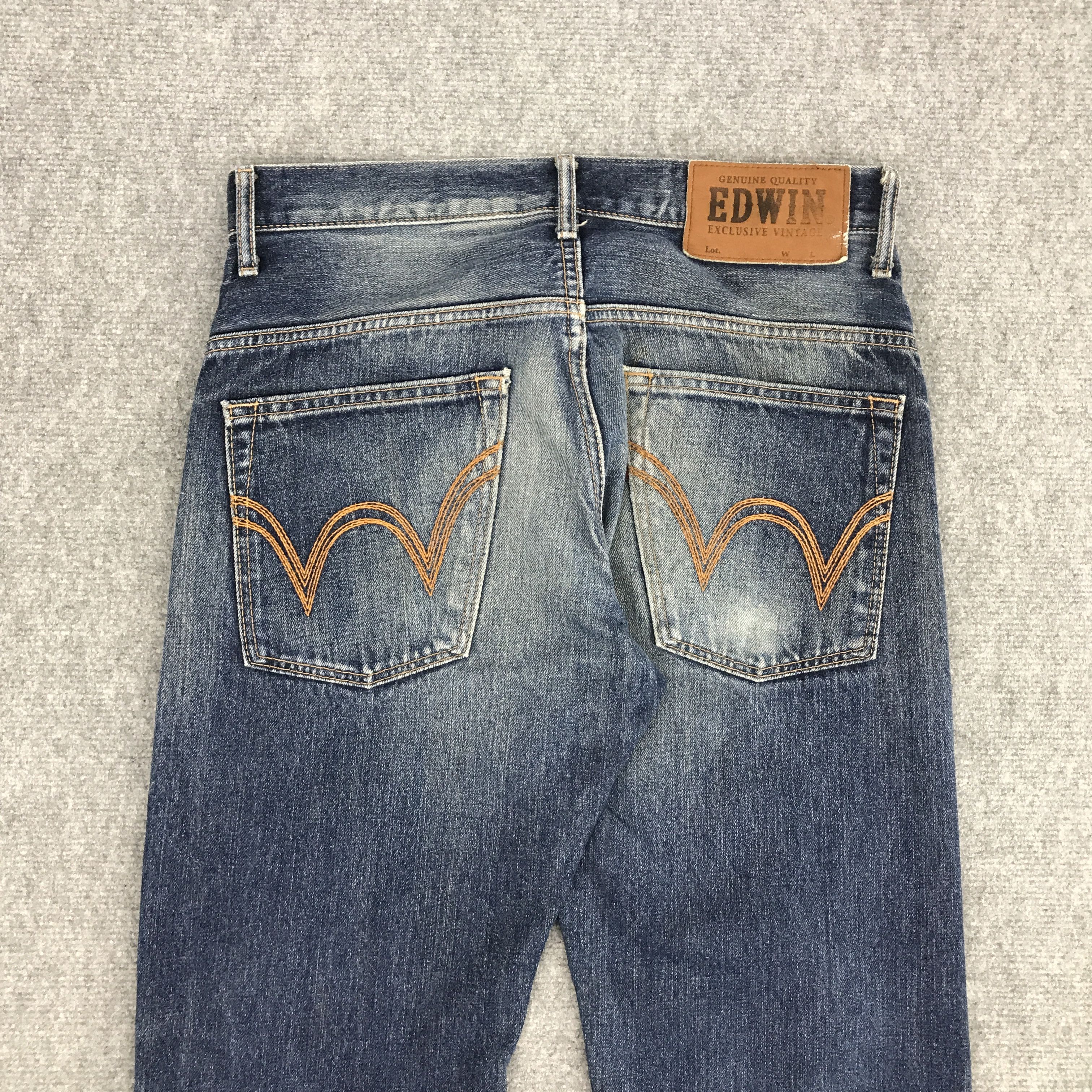 Edwin JAPAN EDWIN DISTRESSED FADED DENIM PANTS Size US 30 / EU 46 - 5 Thumbnail