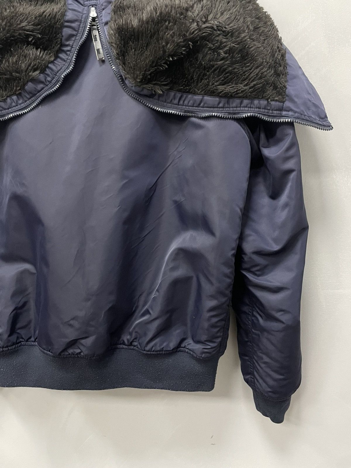 Vintage VINTAGE ZIP HOOD ALPHA NYLON BOMBER JACKET MILITARY 90s Size US L / EU 52-54 / 3 - 12 Thumbnail