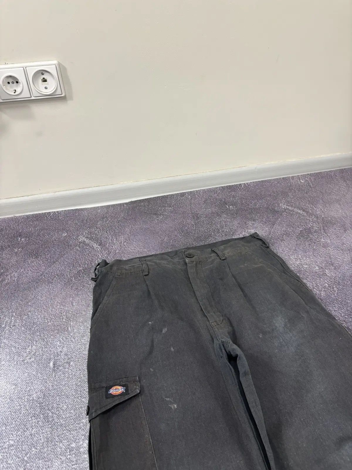 Dickies × Vintage Vintage 90s Dickies USA Black Work Hype Baggy Cargo Pants Size US 34 / EU 50 - 5 Thumbnail