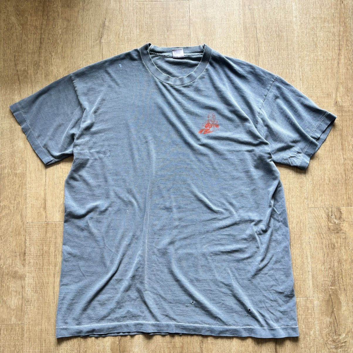 Vintage Vintage Thin Distressed Snowboard Grindrite Tee Size US XXL / EU 58 / 5 - 1 Thumbnail