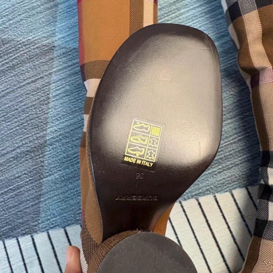 Burberry Burberry Check Long Boots 36 Size US 5.5 / IT 35.5 - 2 Thumbnail