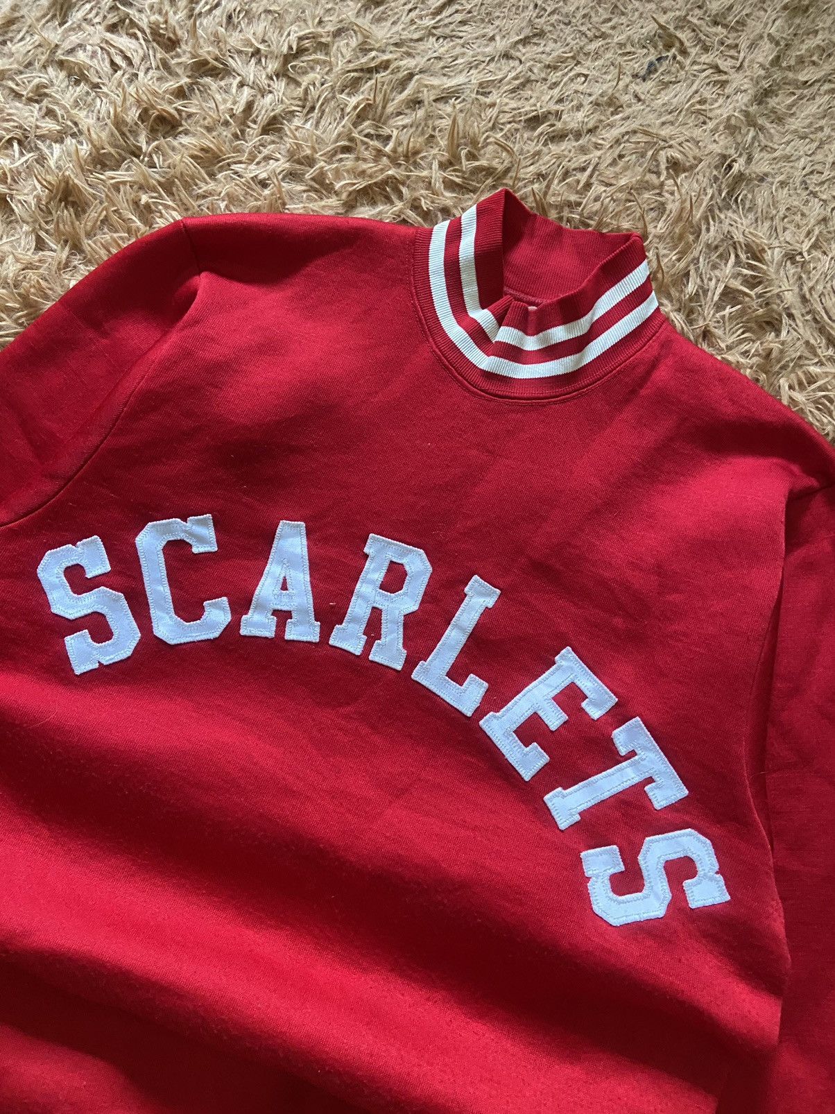 Champion True Vintage 50s-60s Champion Scarlets Arch Logo Sweatshirt Size US M / EU 48-50 / 2 - 2 Thumbnail