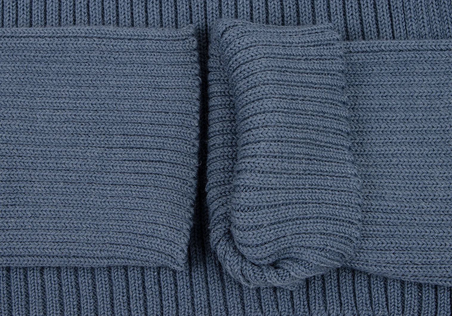 Comme des Garcons Homme Plus Ribbed Knit Sweater in Blue, Size S Size US S / EU 44-46 / 1 - 5 Thumbnail