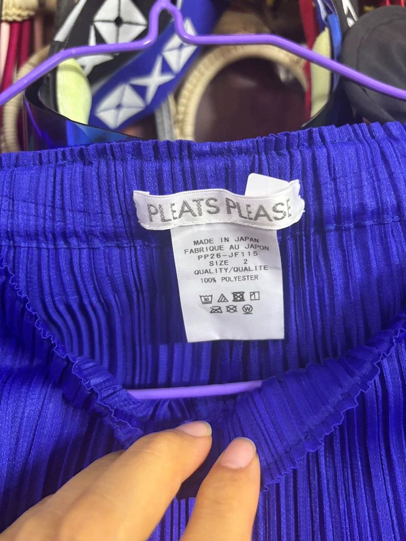 Issey Miyake issey miyake size:2 Blue pleated pants 2506-Nextarrow Size 42" / US 20 - 2 Thumbnail