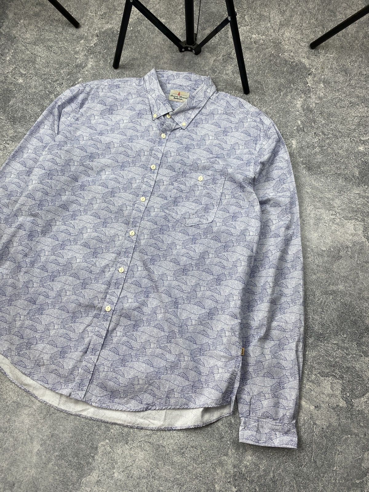 Barbour × Flannel × Vintage Barbour Vintage Mens Shirt Size US XXL / EU 58 / 5 - 3 Thumbnail