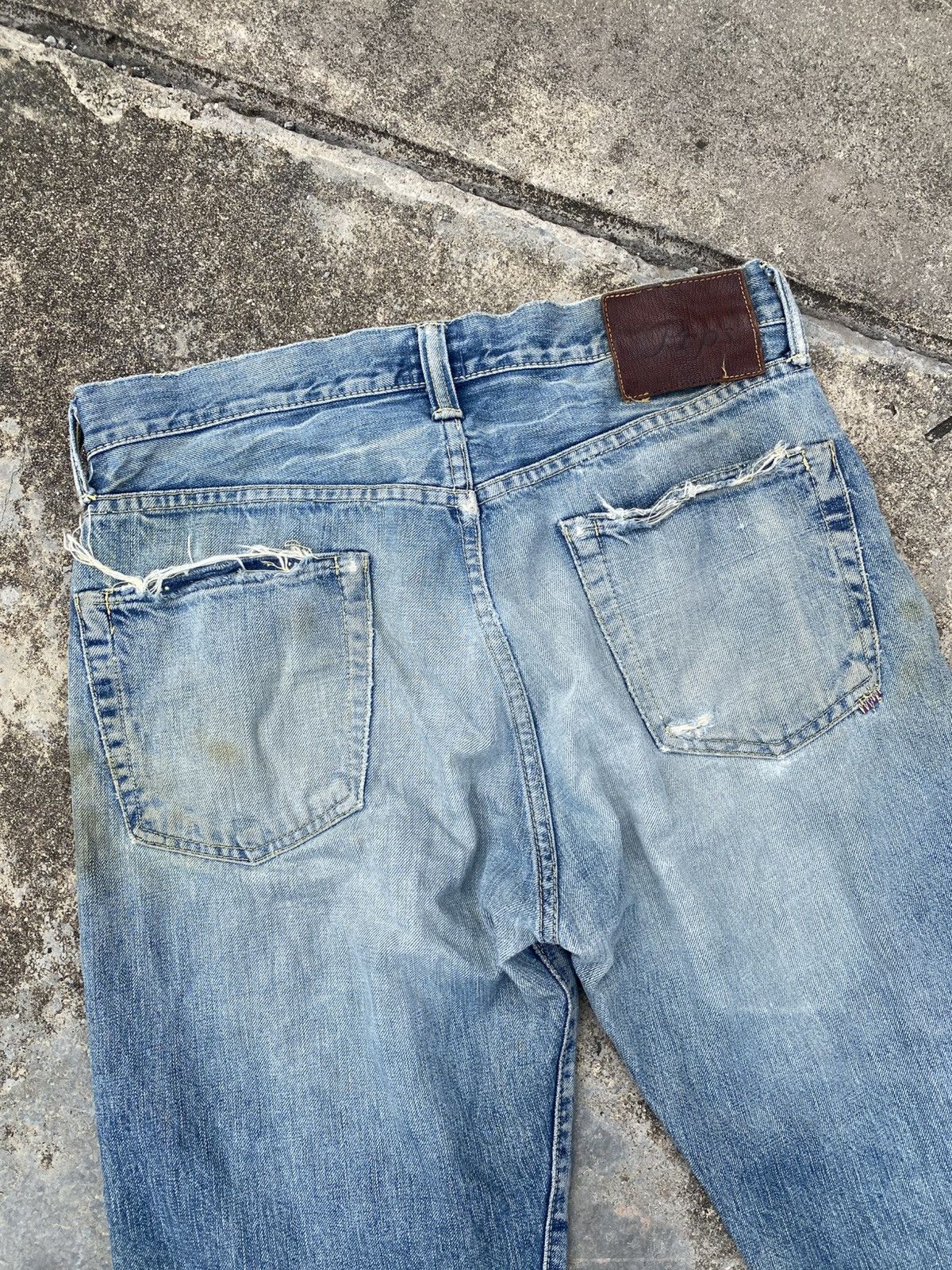 Prps Vintage Distressed Prps Selvedge Denim Pants Size US 33 - 12 Thumbnail