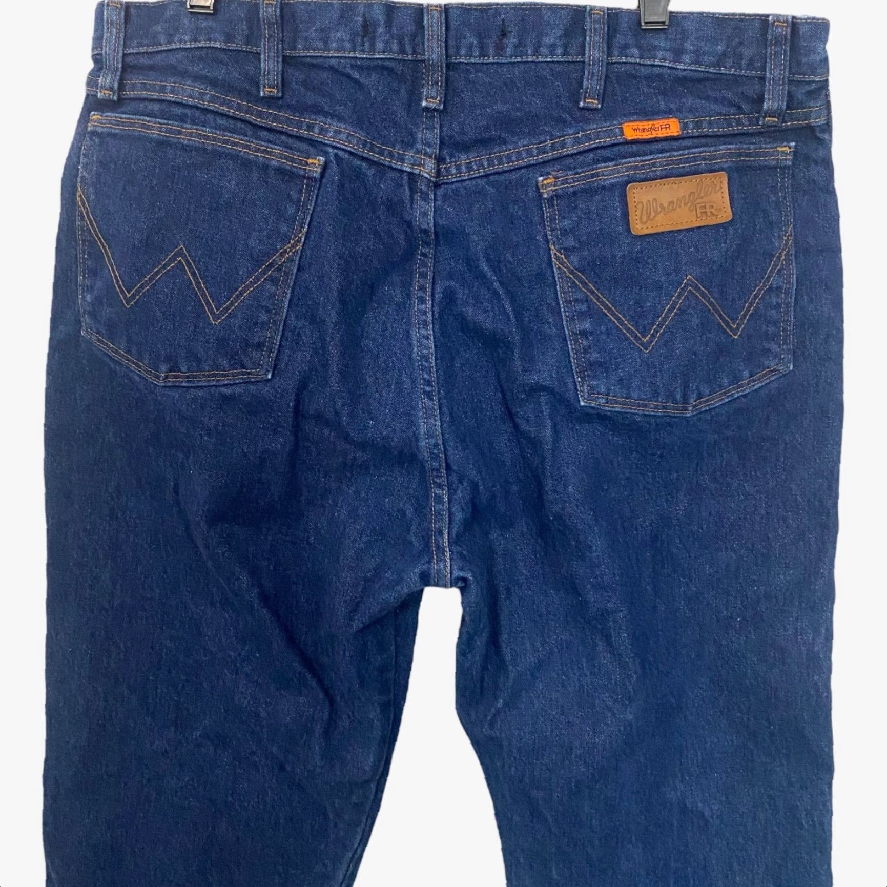 Wrangler VINTAGE Wrangler FR Flame-Resistant Original Fit Denim Jeans Men 38X34 Blue 38x34 FR13MWZ Western 5-Pocket Mens Size US 38 / EU 54 - 6 Thumbnail