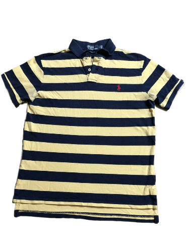 Polo Ralph Lauren Polo Ralph Lauren Custom Fit Striped Polo Size L Size US L / EU 52-54 / 3 - 1 Thumbnail