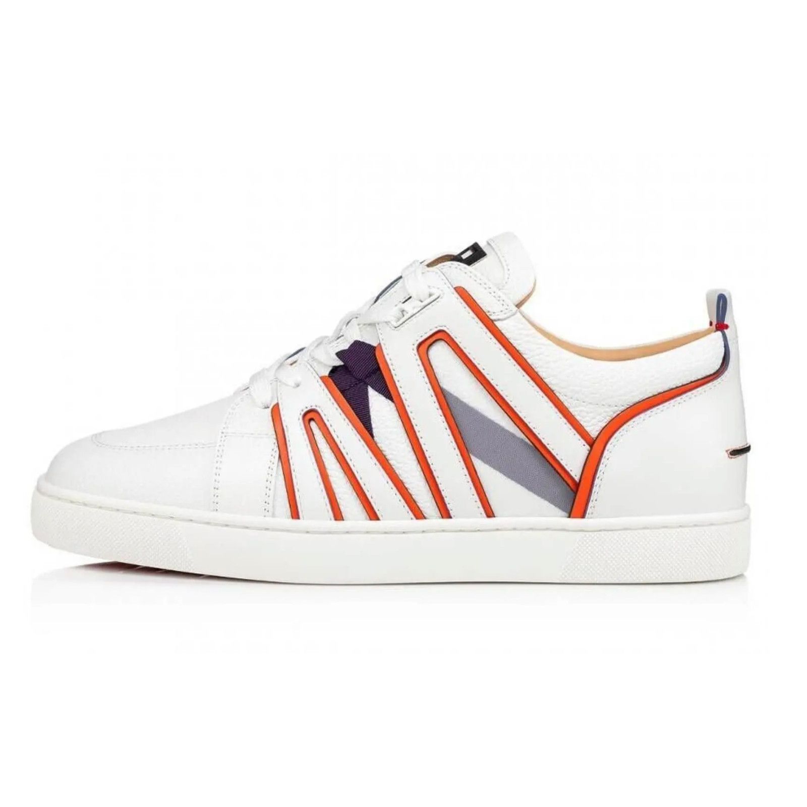 Christian Louboutin Christian Louboutin Men Vida Viva Flat Bianco White Orange Size US 13 / EU 46 - 9 Thumbnail